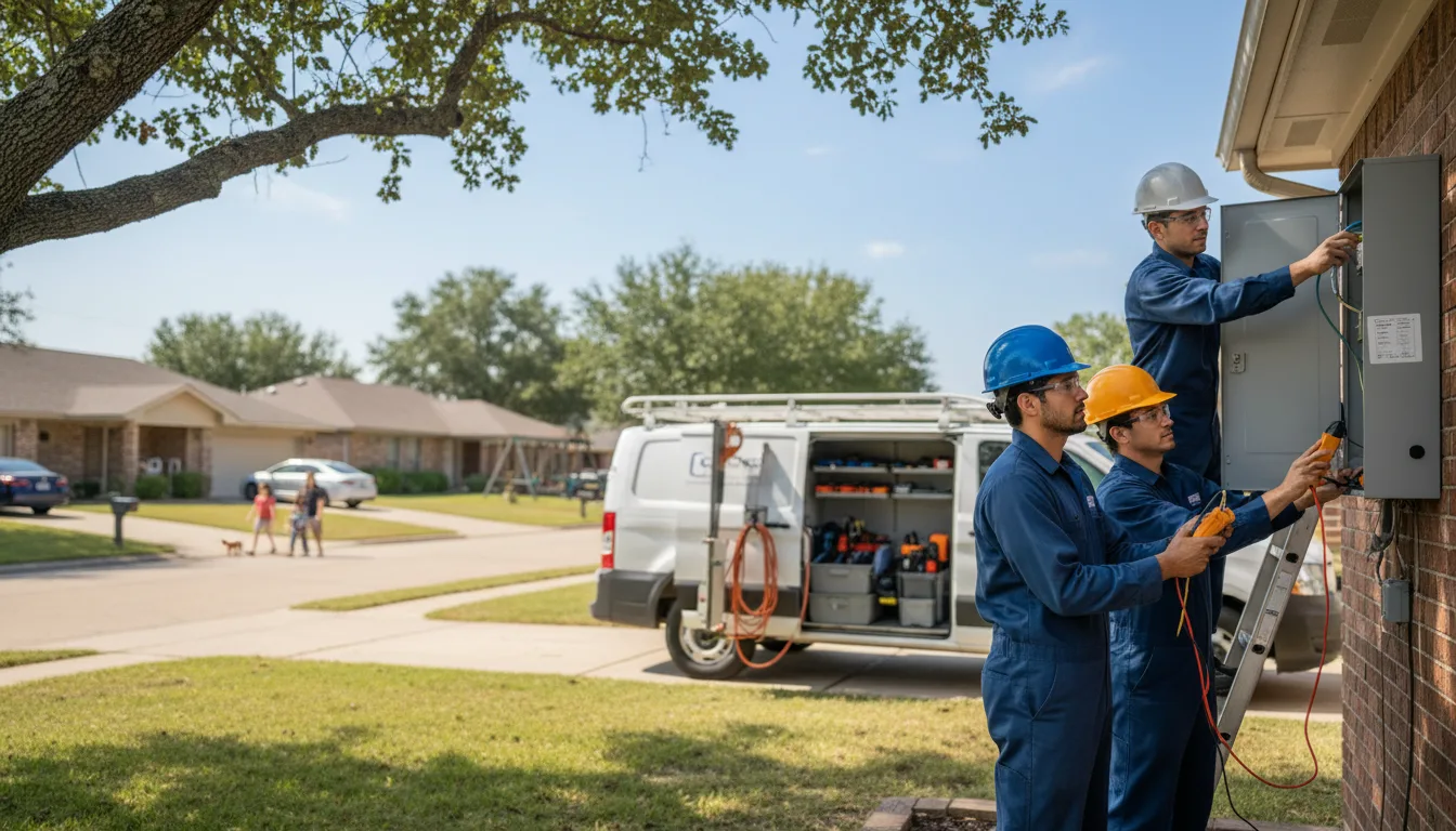 Certified electrician providing emergency electrical services in New Knoxville, OH